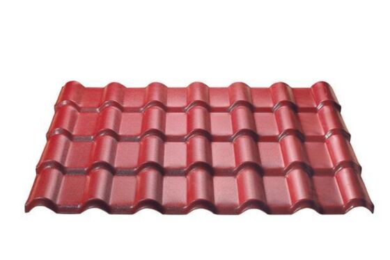 Beli Warna yang sangat tahan lama ASA PVC Plastic Roof Tile/Synthetic Resin Roof Tile online manufacture