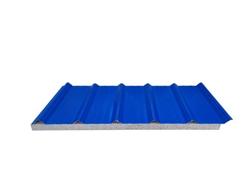 kupować Non Flammable Sandwich Insulation Panels Customized Waterproof Sandwich Panel Blue online manufacture