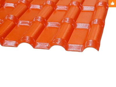acheter Tuiles de toit en plastique UPVC orange haute performance pour toitures résidentielles online manufacture