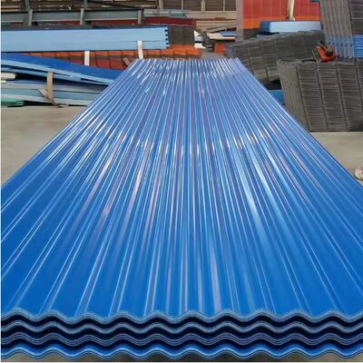 주문 파란색 PVC 천장 패널 내구성 다재다능 지붕 잎 기상 저항성 online manufacture