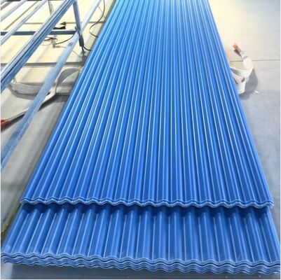 kopen 1050 mm PVC plafondpaneel Blauw Versatile daktegels Aanpasbare lengte online manufacture