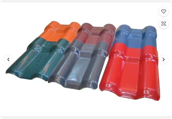Beli Ubin Resin Sintetis ASA Industri / Perumahan Kekuatan Tinggi Ubin Atap Insulasi Termal online manufacture