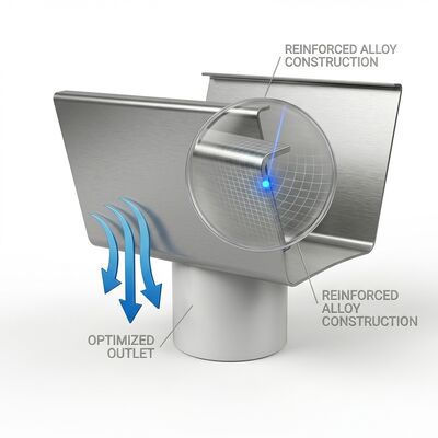 comprar Sistema de canalização de telhado de PVC livre de corrosão com combinação de cores e estrutura oca para drenagem eficiente online manufacture